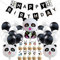 Panda-Dekorationsset für Geburtstagsparty, Panda Party Dekorationen gehören Panda Mylar Balloons, Kindergeburtstag Deko Panda Geburtstag Dekoration Set für Mädchen, Panda Themen Babyparty