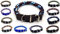 Hundehalsband für kleine Hunde/mittlere Hunde/große Hunde verstellbar S/M/L/XL mit Biothane Schnallenverschluss S 37cm - 42cm, Ocean (4 Blautöne)