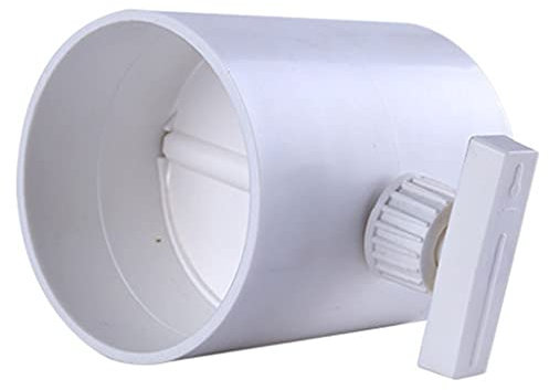 FIDALIKA Vanne ABS de Contrôle PVC, Tuyau d'air Rond Coulée (110mm)