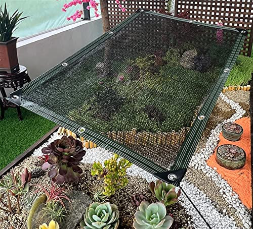 GZGLZDQ Gewächshaus Schattiernetz - Bietet 45% Schatten, Tunnel Gewächshaus Tomatenhaus Hochbeet Abdeckung, Balkon Sonnenschutz Sichtschutz Ohne Bohren, mit Ösen für Schutz Pflanzen Blumen