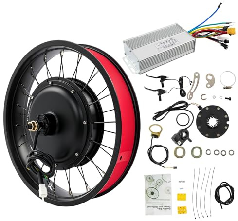48 V 1000 W Electric Bike Hub Motor Conversion Kit 20 X 4 in Rear Drive Flywheel con controller