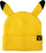 Bioworld Pokemon Pikachu Inspired Erwachsene Unisex Yellow Cuff Beanie, gelb, Einheitsgröße