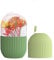 Ice Roller for Face and Eyes, Gua Sha Massage Face Roller Ice Mould, Reusable Facial Beauty Ice Roller Skin Care Tools for Brighten Skin, Eye Puffiness Treatment (Green)