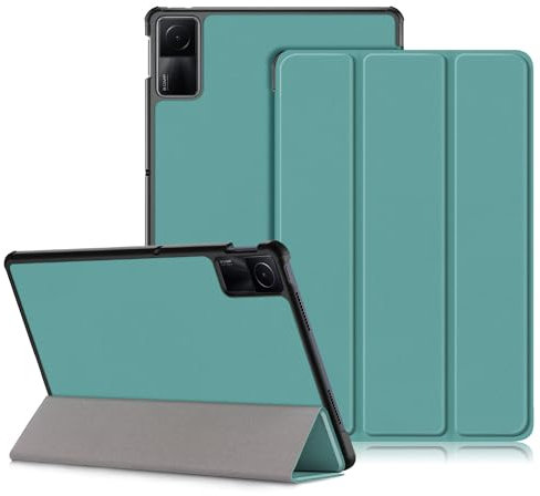 DINGGUAGUA Funda para Xiaomi Redmi Pad SE Tablet 11 Pulgadas 2023,Ultra Delgado Carcasa con Función de Soporte,Verde