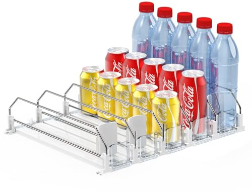 AMLLLC Drink Organizer for Fridge - Storage 25 Cans
