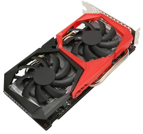 Sxhlseller Gaming RTX 2060 6GB Grafikkarte, GDDR6 192bit PCIE 3.0X16 Grafikkarte Gaming Video Grafikkarte mit GPU Dual Freeze Lüfter für Computer Desktop