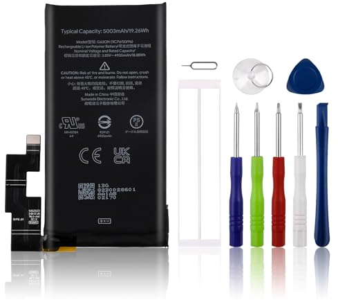 SwarKing Ersatz Akku G63QN Kompatibel mit Google Pixel 6 Pro G8VOU GLUOG G85KQ with Toolkit