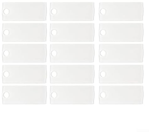 15Pcs Clear Acrylic Name Plates Blanks Tumbler Name Plate For 40 OZ Cup Tumbler Accessories