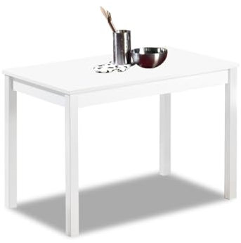 ASTIMESA Mesa de Cocina, Blanco, 90 x 50 cm