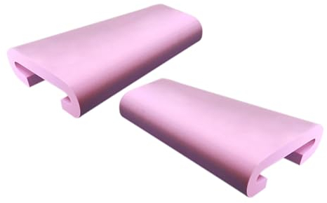 Harilla Drachenboot-Sitz, Bootskissen-Sitz, wasserdichter Eva-Schutz, Drachenboot-Sattel-Schwimmkissen für Kajak-Renntraining, 2 Stück Sitzpolster Rosa