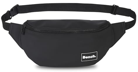 Bench Hydro Damen und Herren Bauchtasche Gürteltasche Hüfttasche Handytasche, schwarz, 27 x 15 x 9 cm