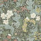 Timeet Peel and Stick Wallpaper Green Botanical Contact Paper Leaves Flowers Vines Pattern Sticky Back Plastic 16.14in x 196.85in (41cmx5m) Waterproof Decoration Vinyl Film for Bedroom, Living Room