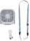 ZJchao 3000 Mah Portable Fan, Portable Handheld Personal Necklace Fan, Foldable, USB Rechargeable Mini Silent Fan, with Cell Phone Holder Function