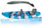 Jorzer Toldo para Kayak Protección Solar Parasol para Barco a Prueba De Lluvia 49 Inch Toldo para Barco con Banda Elástica Paraguas para Kayak Al Aire Libre Parasol para Kayak Paseos En Bote