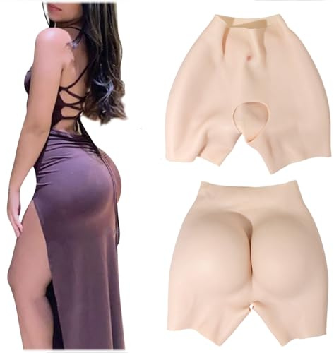 FSYH Silikon HöSchen Zur Po VergrößErung HüFt Body Shaper Gepolstert Push Up HöSchen füR Po Lifte Control Shorts