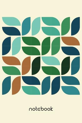 Bauhaus Notebook - Lined Notepad Journal - 100 Pages (6x9) Paperback