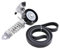 Keilrippenriemensatz Spannrolle Riemenspanner Keilrippenriemen Riemenscheibe Führungsrolle Rippenriemen Reparatursatz Zahnriemensatz für Corsa D Astra J Caravan Astra J GTC Corsa E Cruze 1.2 1.4 LPG