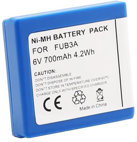 Batterie NiMH pour FUB3A, 6 V, 700 mAh, 4,2 Wh