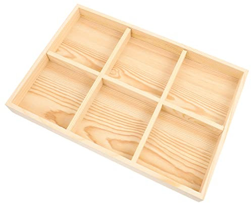 Holibanna Portagioie Legno Multifunzione Vassoio Per e Decorativo e Pratico Per Camera Letto Resistente Accessorio Per Casa