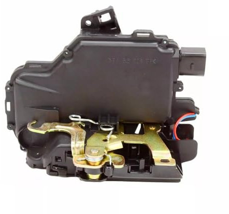 Dixhills Serratura per porta anteriore destra, motore di regolazione, motore anteriore destro, 8 poli, ricambio per Arosa 1997-2004 Toledo Leon Golf IV Passat B5 Transporter T5, numero di parte