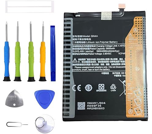 ERYNK BN4A Batterie de rechange pour Xiaomi Redmi Note 7 et Redmi Note 7 Pro avec kit d'outils