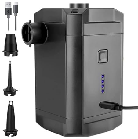 Inflatables Air Pump, Small Electric Pump, Compact and Lightweight, Inflation Device, Ideal for Water Toys, Pool Floats, Mattress, 5.2x2.99x2.99 inches