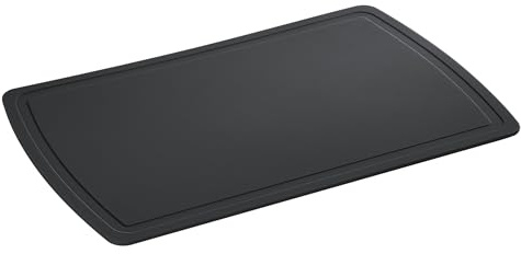 Zassenhaus Schneidmatte PREMIUM LINE, 42 × 27,5 cm, schwarz, flexibles TPU | Unterlage zum Schneiden, für Fleisch, Gemüse & Fisch, messerschonend, geruchsneutral, -20 °C bis +150 °C