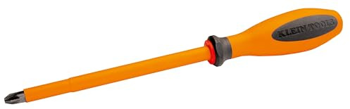 Klein Tools 6043150EINS | VDE Schraubendreher isoliert | Pozidriv PZ3 x 150 mm | Ergonomischer Griff | 1000V geprüft | IEC 60900 | Elektriker Werkzeug