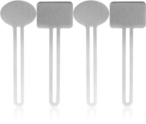 ERINGOGO Edelstahl Tubenquetscher für Zahnpastatuben und Kosmetik mit Starker Festigkeit Manueller Tubenausdrücker für Zuhause 4 Stück in Silber