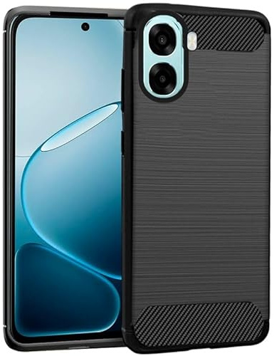 Cool Schutzhülle für Oppo A6x / A6x 5G, Carbon, Schwarz