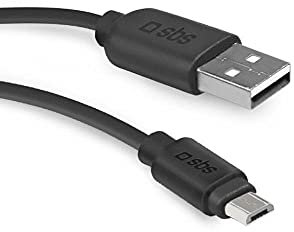 SBS TECABLEMICRO2K Cavo USB 2 m USB A Micro-USB B Nero