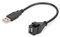 DIGITUS Keystone-Kupplung USB 2.0 - Für DN-93832 - Mit 16 cm Kabel - Schwarz (RAL 9005)
