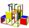 move and stic 875056 - Grundbaukasten Profi grün apfelgrün Titan grau rot (7 Farben Multicolor)