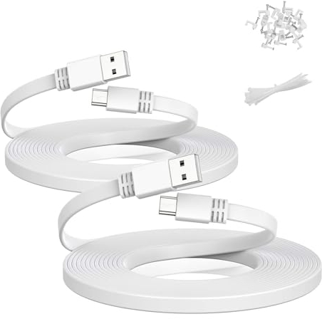 Itramax Micro USB Kabel 9M 2er pack,Extra langes Micro USB Ladekabel,Kabel Ladegerät für Neos Smartcam,Yi Cam,Nest Cam,Indoor Outdoor Blink XT Camera,Wyze Cam V3 V4,Furbo Dog,Arlo Q