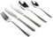 Salter BW086282EU7 Newbury Cutlery Set – 20 Piece, 18/0 Stainless Steel, 15-Year Guarantee, 4 Place Settings, Includes Forks, Knives, Steak Knives, Dessert Spoons & Teaspoons, Dishwasher Safe