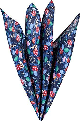OLYMP Herren Krawatte Herren-Accessoire Gemustert Blau Onesize