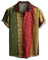 VATPAVE Mens Floral Hawaiian Shirts Short Sleeve Button Down Beach Shirts Large Yellow Summer
