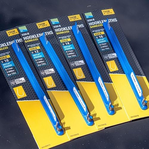 Preston Innovations XSH-B 6 Hooklength Barbless Mag Store Rig (12)