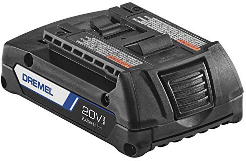 Dremel 20V Max Lithium-Ion 2.0 Ah Battery, B20V20