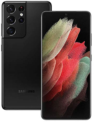 Samsung Galaxy S21 Ultra 5G Smartphone SIM Free Android Mobile Phone Phantom Black 256GB, (UK Version)