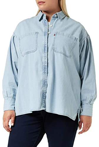 Levi's Women's Villa Tunic Shirt Collision Course 1 (Blue) XS