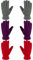 Geyoga 3 Paar Kinder Vlies Handschuhe Vollfinger Fäustlinge für Jungen Mädchen (Lila, Grau, Rot, M (8-12 Jahre))