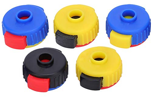 5Pcs Drum Schnellspannmutter Kunststoff Drum Set Schnellspannkappe Becken Installation Entfernung Ständer Schraubverschluss Befestigungsschnalle