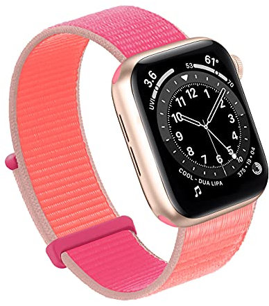 Bifeiyo Compatibile con cinturini Apple Watch, unisex, 46 mm, 45 mm, 44 mm, 42 mm, 41 mm, 40 mm, 38 mm, in nylon, per iWatch serie 10, 9, 8, 7, 6, 5, 4, 3, 2, 1, SE Ultra (38/40/41/S10-42 mm,