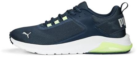 PUMA Unisex Elektron E Sneaker, Dunkle Nacht Cool Hellgrau Schnell Gelb, 44.5 EU