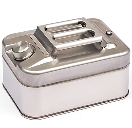 UIBAO Bidón para Gasolina Bidón De Combustible Garrafa De Gasolina Y Diésel En Metal Ideal para Viajes Largos,10L