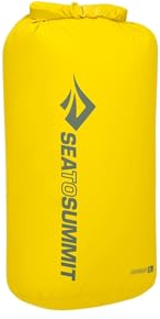 Sea to Summit - Lightweight Dry Bag XXL 35L - wasserdichte Aufbewahrung - Rollverschluss - Recycling-Gewebe - Befestigung & D-Ring - Wandern & Paddelsport - 31.5 x 28.8 55.6cm - Sulphur Yellow- 115g