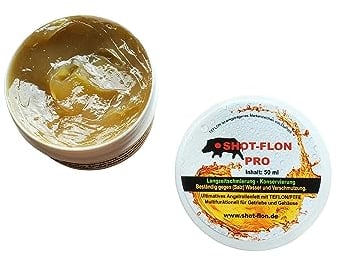 SHOT-FLON PRO Angelrollen Fett 50 ml Teflon PTFE Rollenfett Salz Wasserbeständig Schmierung Rostschutz