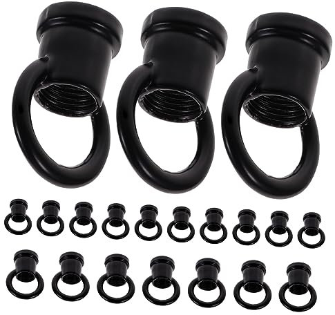 Holibanna 20pièces De Suspension pour Lustres Et Lampes Plafonniers De Anneaux De Fixation pour Plafond Résistants Et pour Lanternes Paniers Suspendus Et Plantes