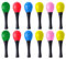 JNAWA 12 Pieces Musical Sand Hammer Egg Shaker Maracas Percussion Musical Sand Shaker Maracas for Kids Educational Toys (5 Colors)